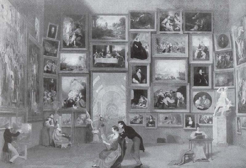 Samuel Finley Breese Morse Die Galerie des Louvre Germany oil painting art